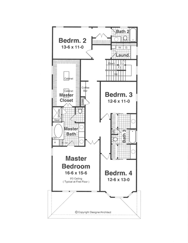 Second Floor image of HAMLEIGH House Plan